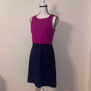 Cynthia Rowley dress pink and navy